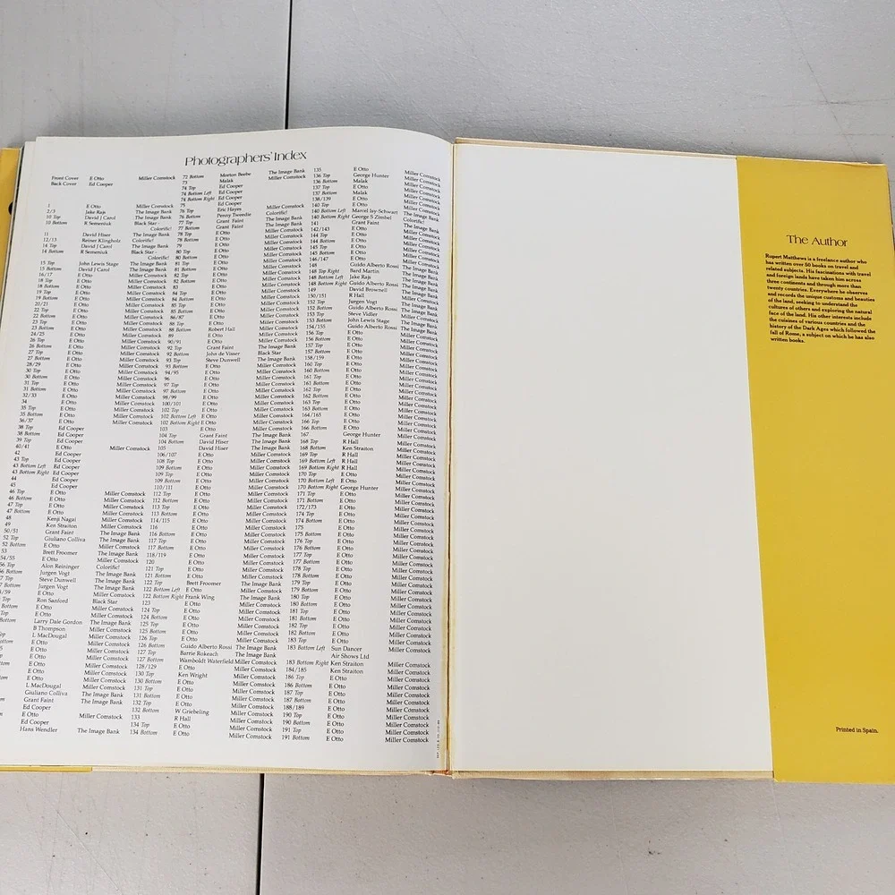 Our Beautiful Land CANADA Rupert O Matthews 1989 Hardcover Photography Book
